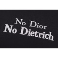 DIOR 字樣刺繡棉質平紋針織短袖_2