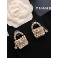 CHANEL 小香珍珠包包耳環_2