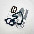 HERMES 皮革貼飾短袖(白色)_2