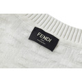 FENDI 提花雙F標識針織衫 (白)_3