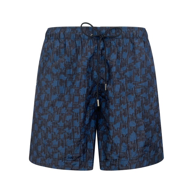 HERMES Paris 滿印標識短褲
