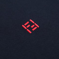 FENDI 雙F繡花POLO衫 (黑)_2