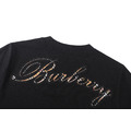BURBERRY 格紋草書風格徽標短袖 (黑)_2