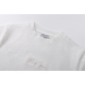 BURBERRY 格紋草書風格徽標短袖 (白)_4