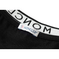 MONCLER 提花螺紋領標識短袖 (黑)_3
