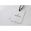 MONCLER 提花螺紋領標識短袖 (白)_6
