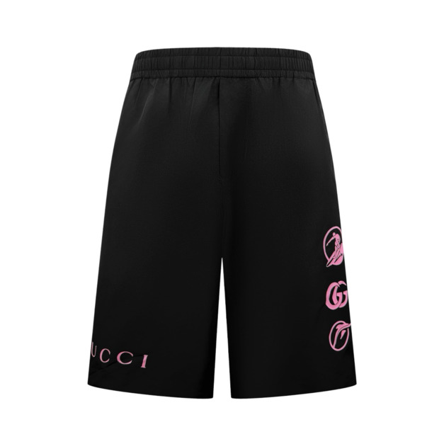 GUCCI 標識撞色短褲