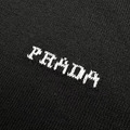 PRADA 字母提花毛織短袖 (黑色)_2