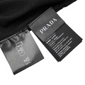 PRADA 字母提花毛織短袖 (黑色)_8