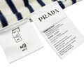 PRADA 條紋標誌刺繡毛織短袖_7