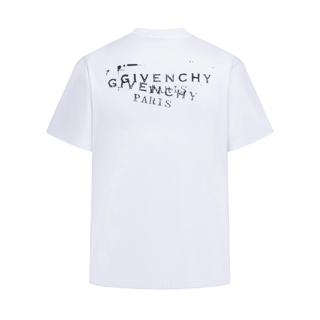 GIVENCHY Stamp 前後印花短袖（白色）