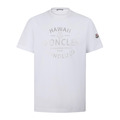 MONCLER 字母徽章印花短袖（白色）