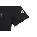 MONCLER 字母徽章印花短袖（黑色）_4
