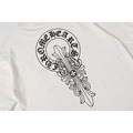 CHROME HEARTS 線條馬蹄梵文字母印花短袖 (白)_3