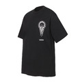 CHROME HEARTS 線條馬蹄梵文字母印花短袖 (黑)_1