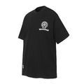 CHROME HEARTS 梵文貼布繡十字架短袖 (黑)_1