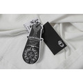 CHROME HEARTS 梵文貼布粉紅刺繡十字架短袖 (白)_6