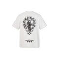 CHROME HEARTS 馬蹄磨破短袖 (白)