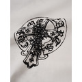 CHROME HEARTS 馬蹄磨破短袖 (白)_5