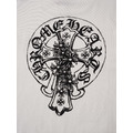 CHROME HEARTS 馬蹄磨破短袖 (白)_3