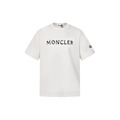 MONCLER logo膠漿印花短袖 (白)_1