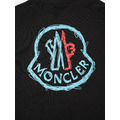 MONCLER logo膠漿印花短袖 (黑)_2