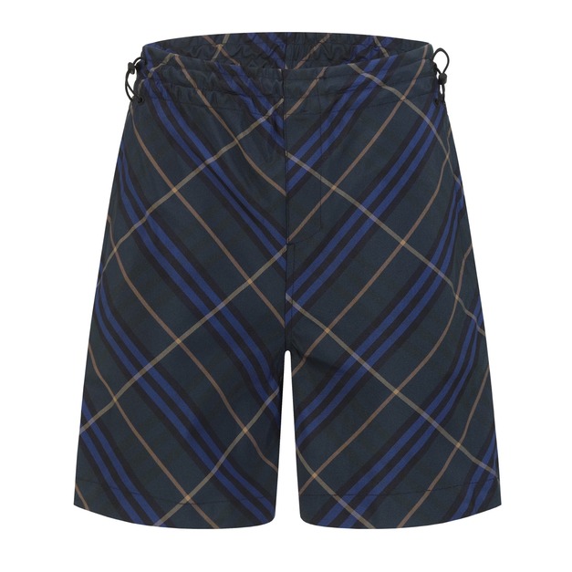 BURBERRY 菱格紋戰馬短褲