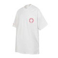CHROME HEARTS 下擺梵文馬蹄印花短袖 (白)_1
