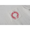CHROME HEARTS 下擺梵文馬蹄印花短袖 (白)_3