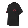 CHROME HEARTS 下擺梵文馬蹄印花短袖 (黑)_1