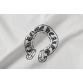 CHROME HEARTS 馬蹄梵文重影短袖 (白)_4