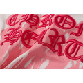 CHROME HEARTS 梵文火焰字母立體繡短袖 (白)_4