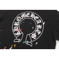 CHROME HEARTS 潑墨馬蹄印花短袖 (黑)_2