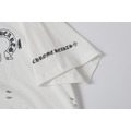 CHROME HEARTS 潑墨馬蹄印花短袖 (白)_4