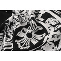 CHROME HEARTS 潑墨馬蹄模糊印花短袖 (黑)_3