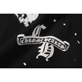 CHROME HEARTS 潑墨馬蹄模糊印花短袖 (黑)_5