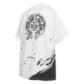 CHROME HEARTS 潑墨馬蹄模糊印花短袖 (白)