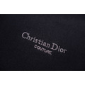 DIOR 標誌刺繡羊毛針織Polo衫（黑色）_2