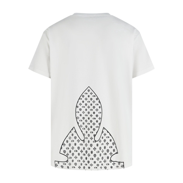 CHROME HEARTS 火焰滿印短袖（白色）