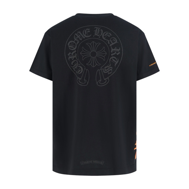 CHROME HEARTS 漸層梵文印花短袖 (黑)
