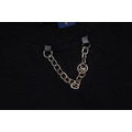 LOUIS VUITTON 鏡像字母印花鏈條短袖（黑色）_4