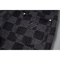 LOUIS VUITTON 黑格子牛仔短褲_6