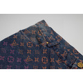 LOUIS VUITTON 三色漸變LOGO牛仔短褲_4