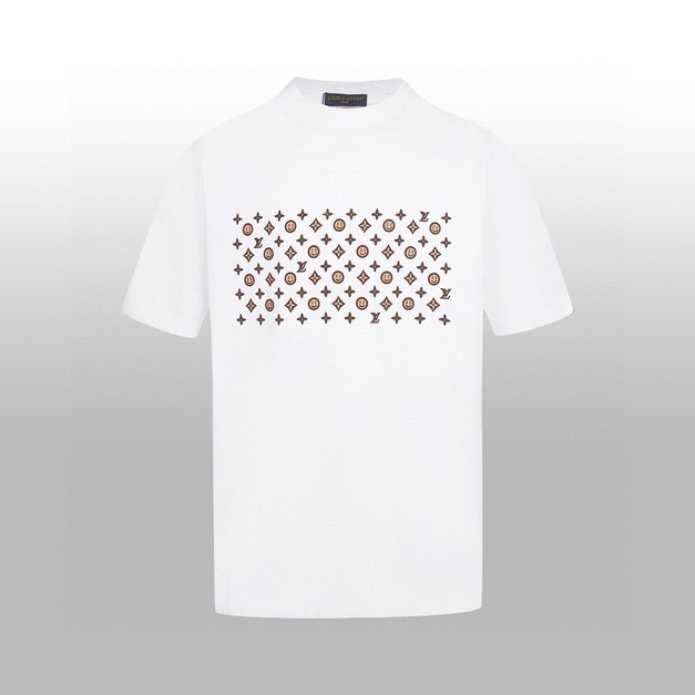 LOUIS VUITTON 笑臉LOGO短袖 (白)