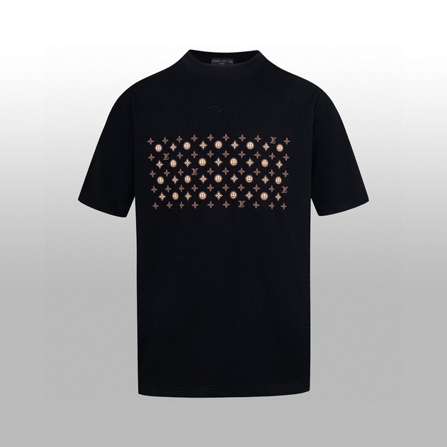 LOUIS VUITTON 笑臉LOGO短袖 (黑)