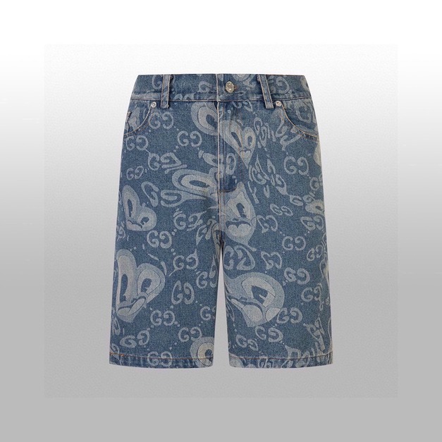 GUCCI Hattie Stewart設計牛仔短褲