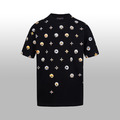 LOUIS VUITTON 太陽花LV LOGO短袖 (黑)