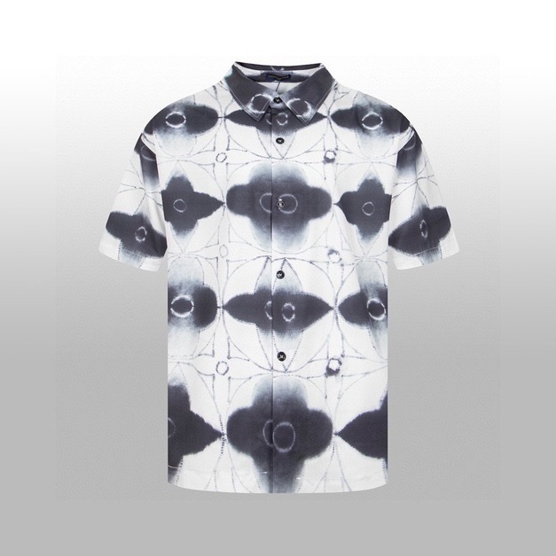 LOUIS VUITTON 日式絞染monogram花卉襯衫