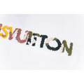 LOUIS VUITTON 彩色刺繡LOGO短袖 (白)_4
