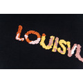 LOUIS VUITTON 彩色刺繡LOGO短袖 (黑)_3
